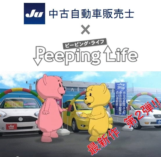 JU Chuuko Jidousha Hanbaishi x Peeping Life